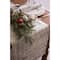 DII® 108" Silver Christmas Collage Table Runner
